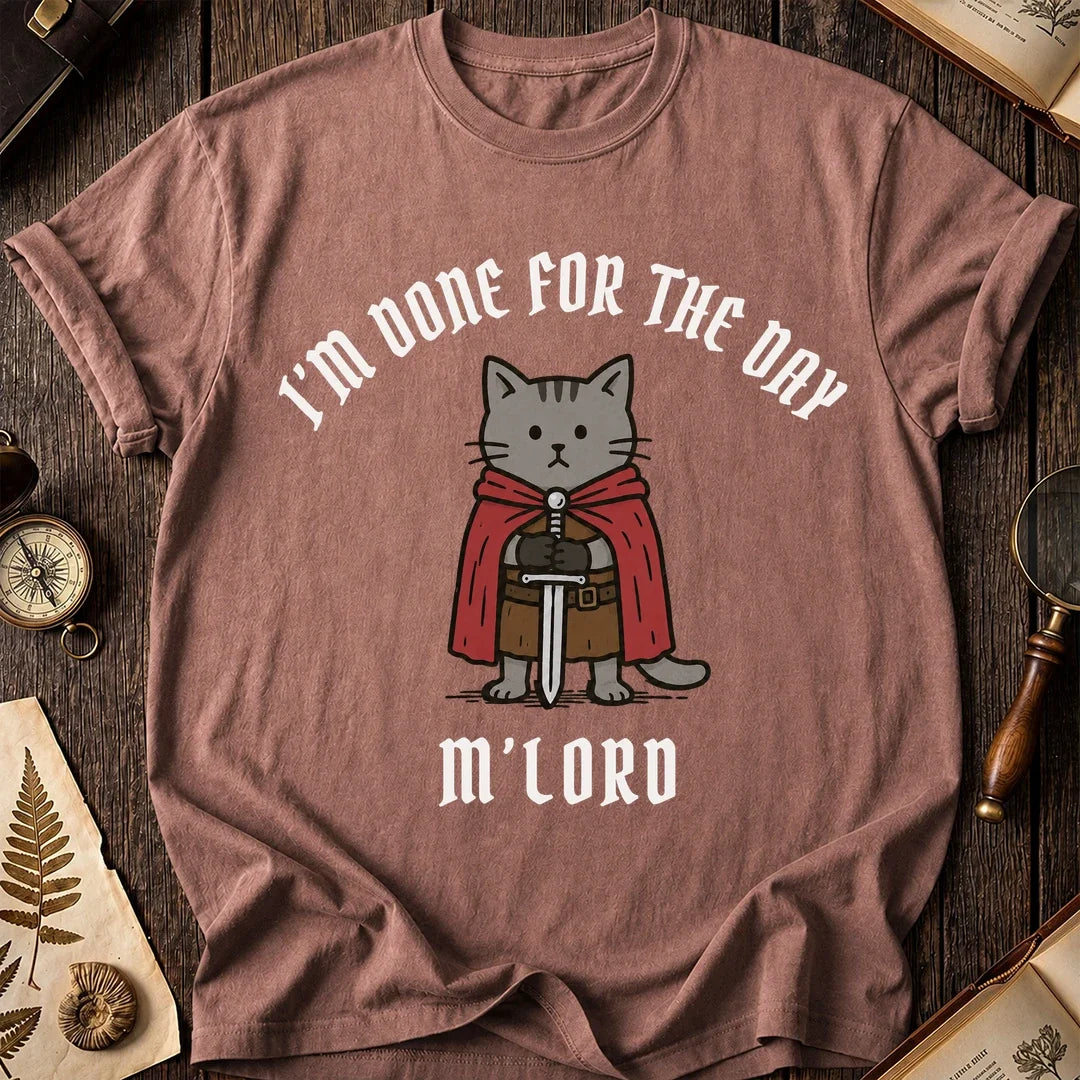 Done for Day Cat T-Shirt product image 7