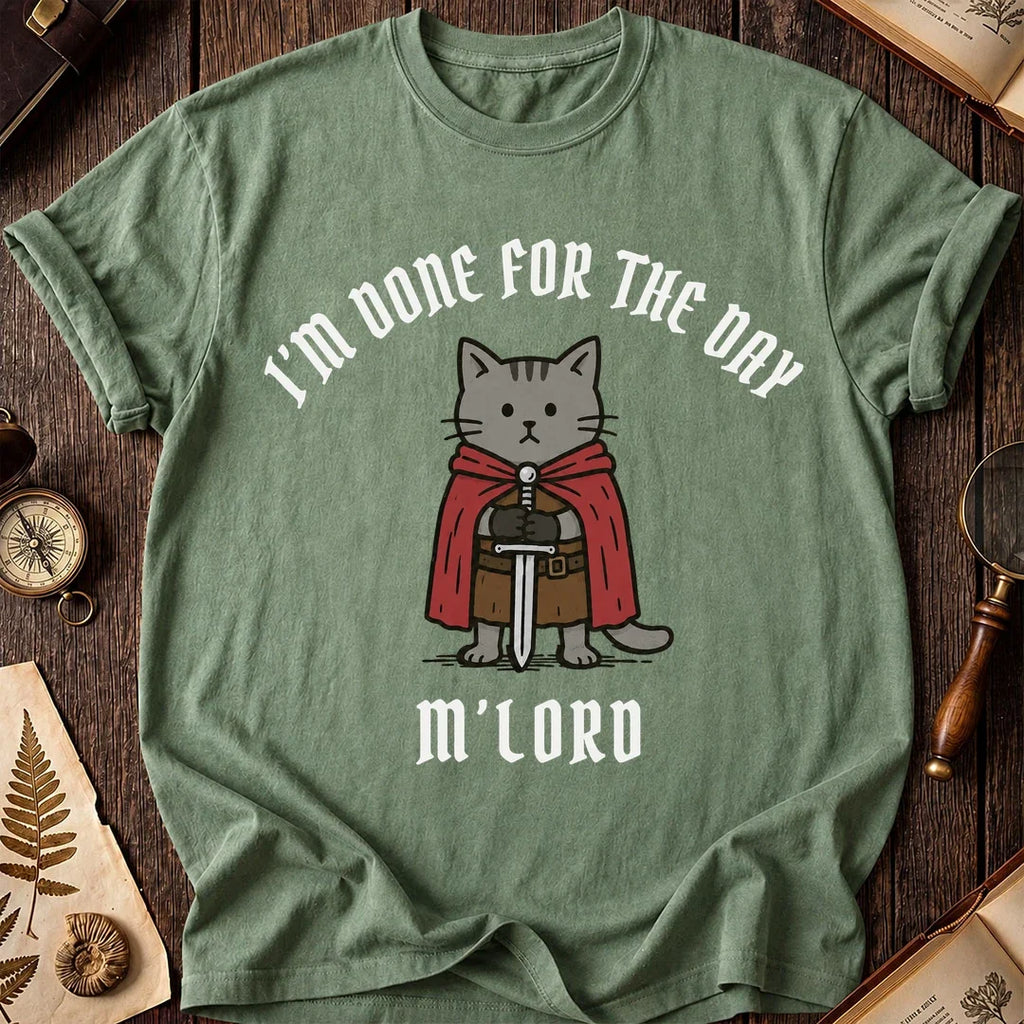 Done for Day Cat T-Shirt product image 1