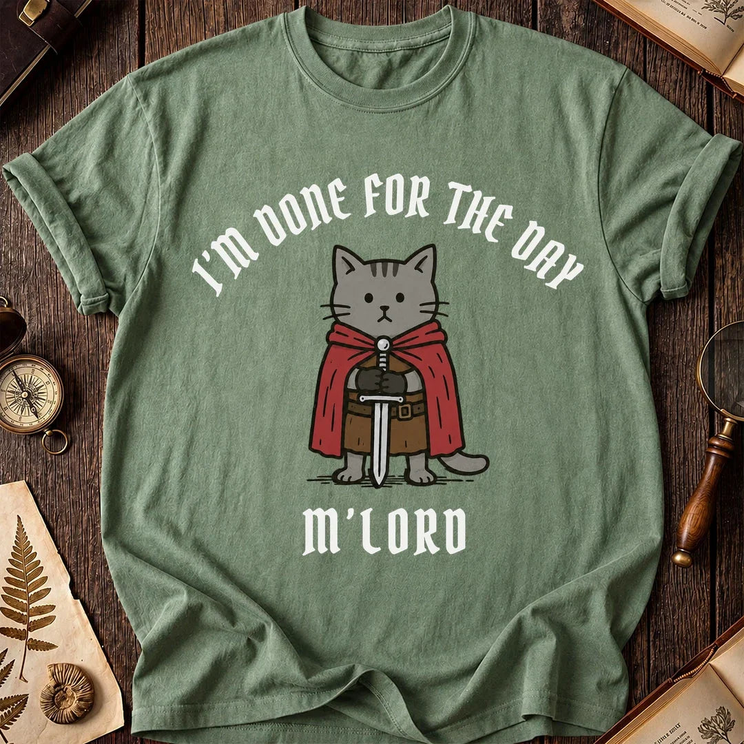 Done for Day Cat T-Shirt product image 1