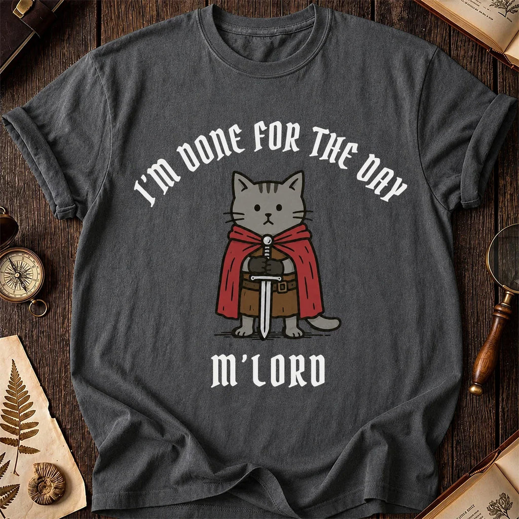 Done for Day Cat T-Shirt product image 5