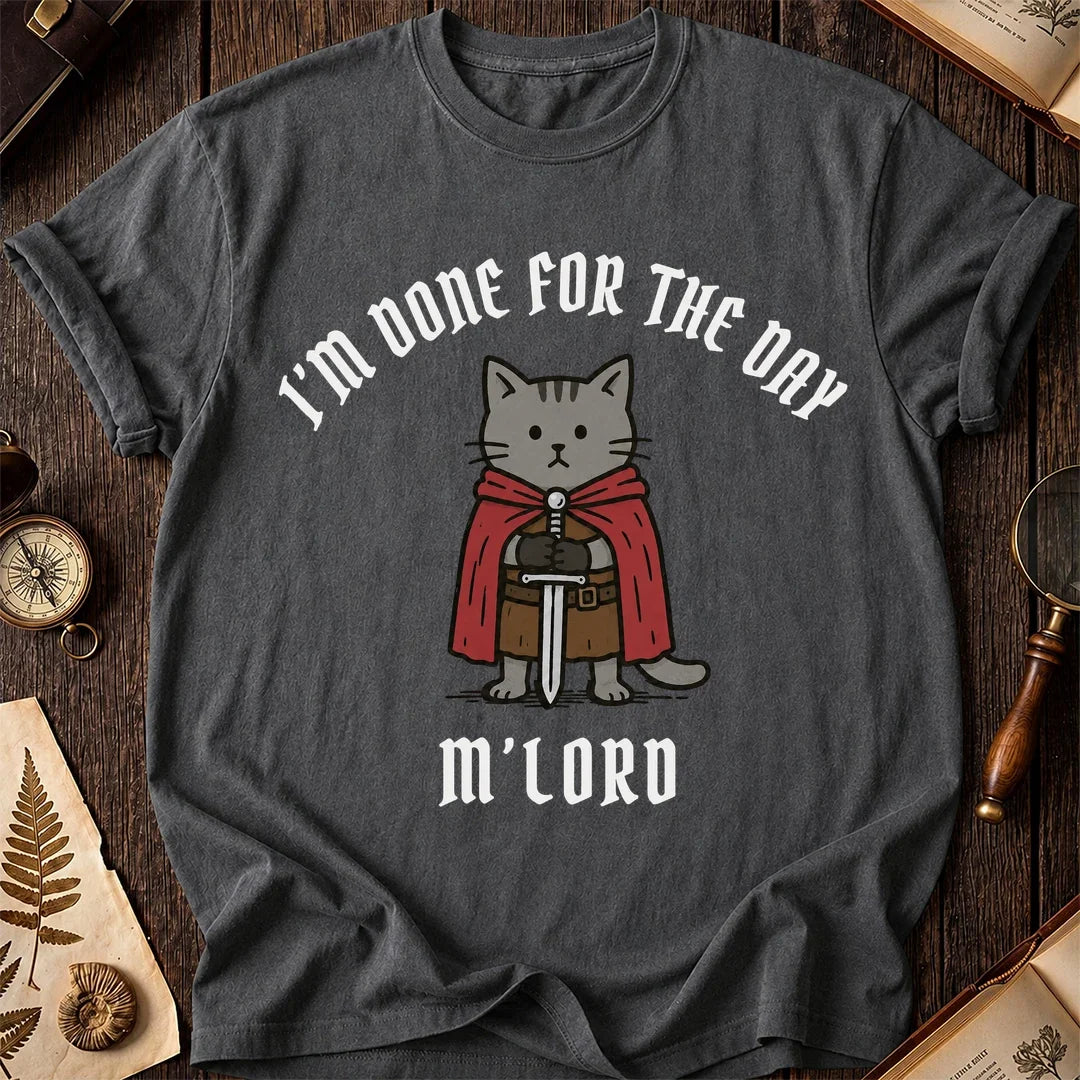 Done for Day Cat T-Shirt product image 5
