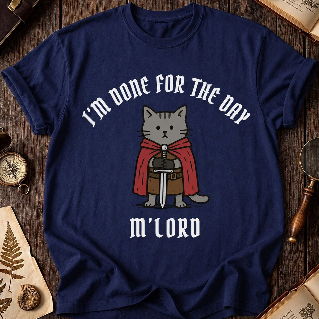 Done for Day Cat T-Shirt product image 6