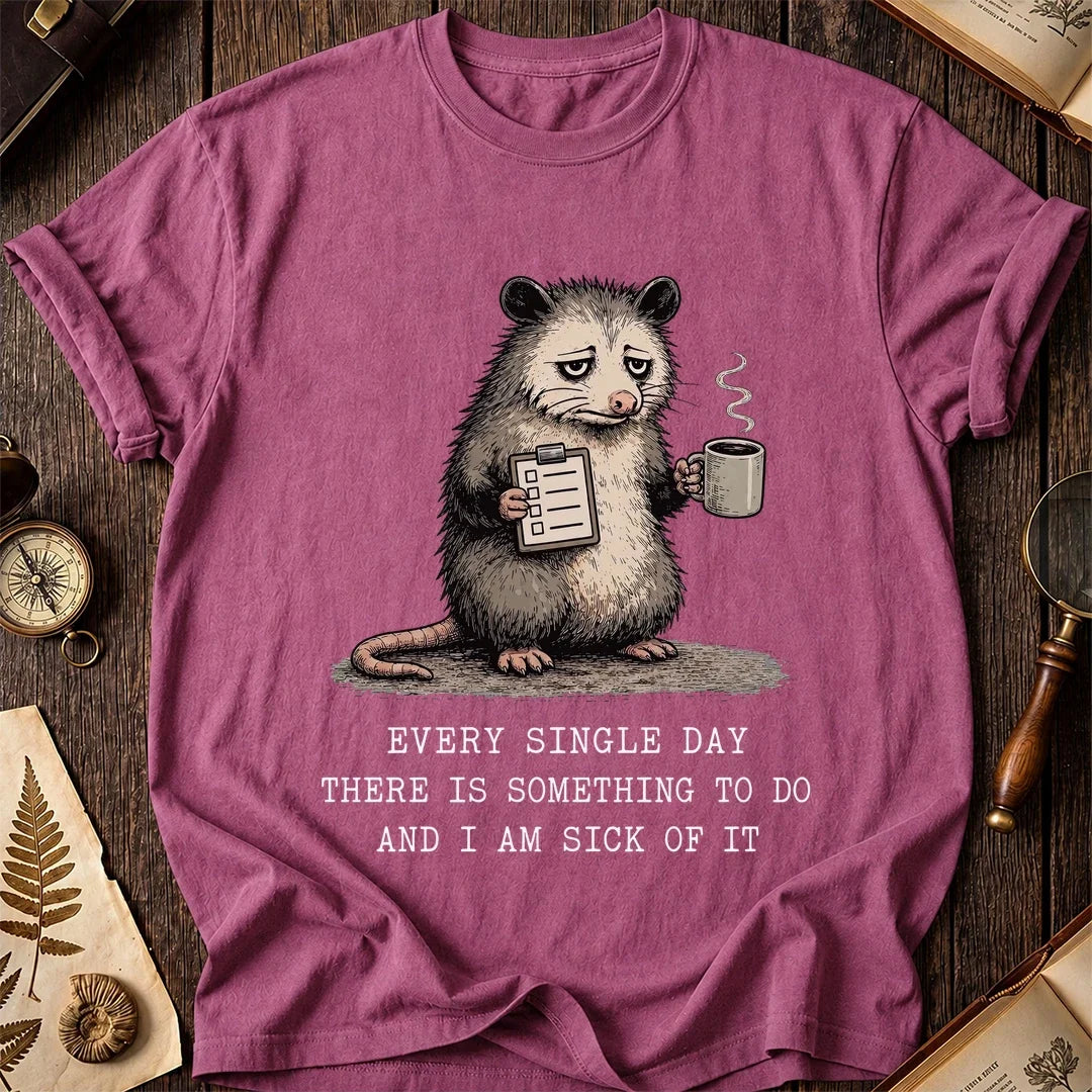 Every Day Tasks Possum T-Shirt product image 2