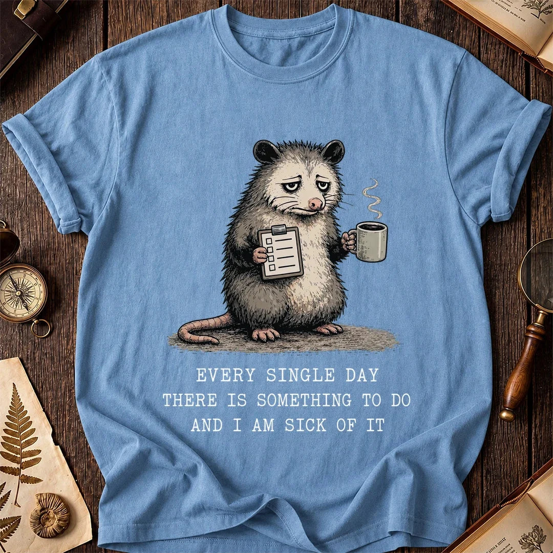 Every Day Tasks Possum T-Shirt product image 3