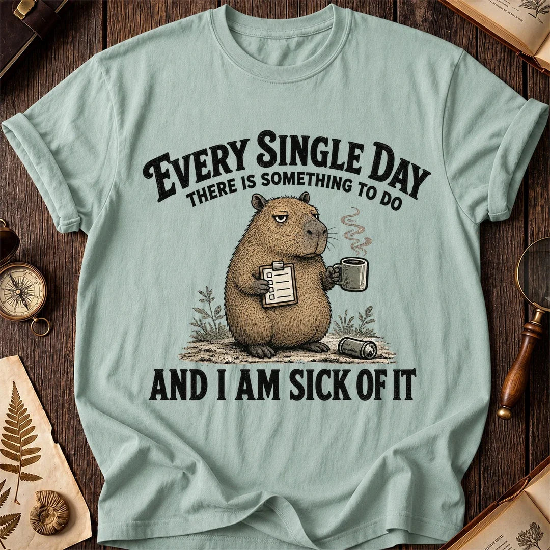 Every Single Day Capybara T-Shirt product image 2