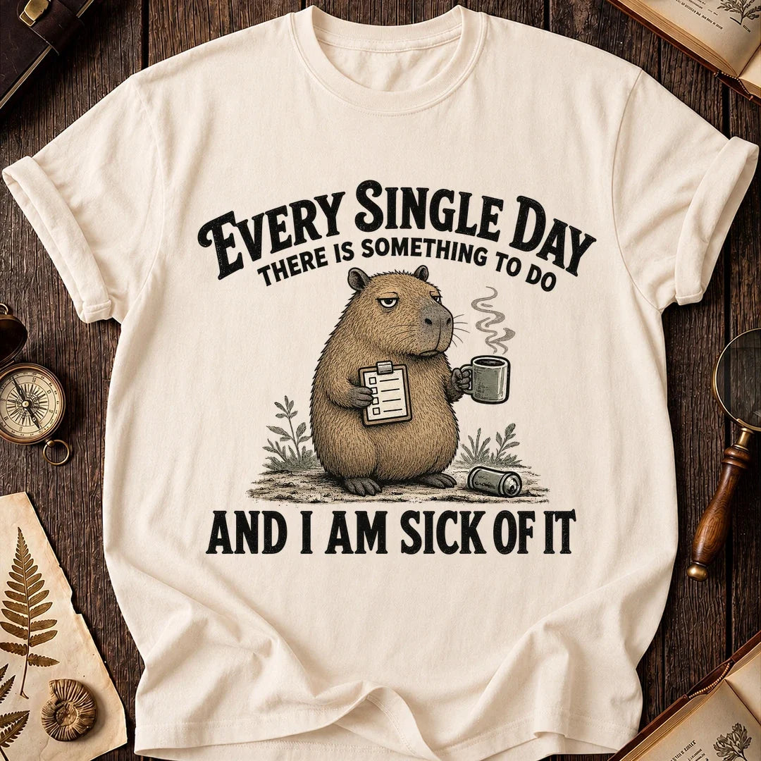 Every Single Day Capybara T-Shirt product image 5