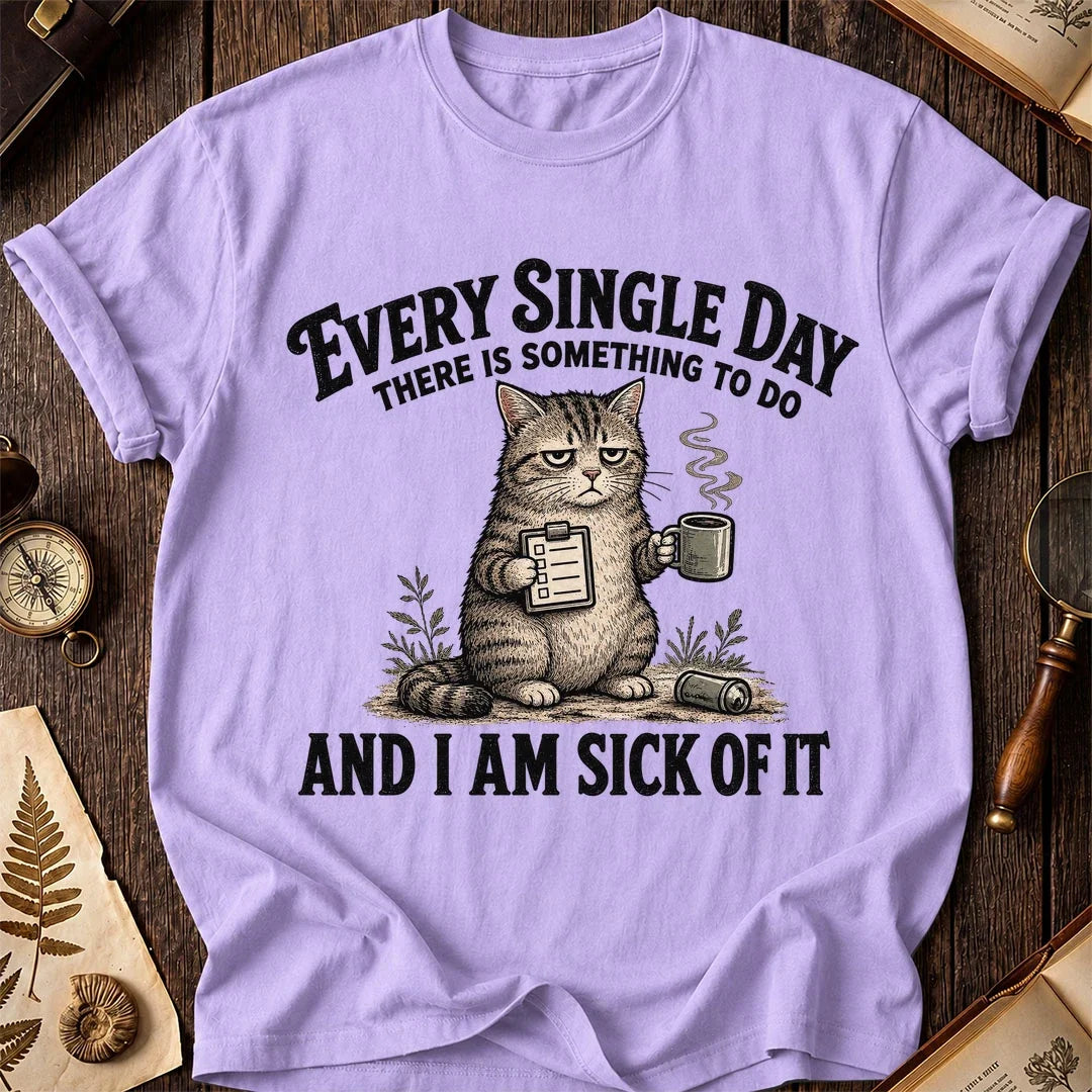 Every Single Day Cat T-Shirt product image 6