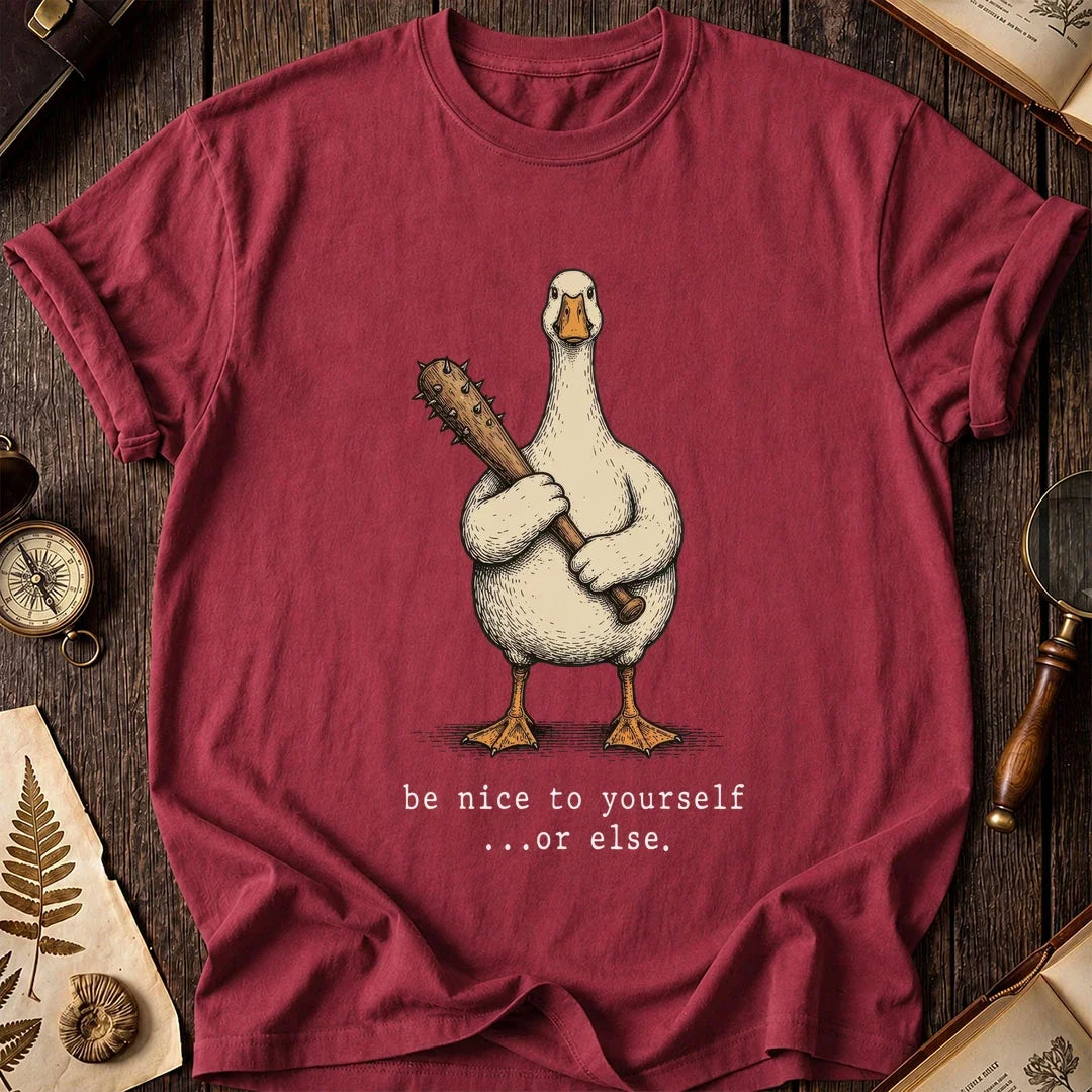 Goose Be Nice Or Else T-Shirt product image 6