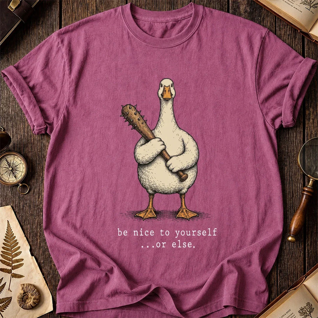 Goose Be Nice Or Else T-Shirt product image 3