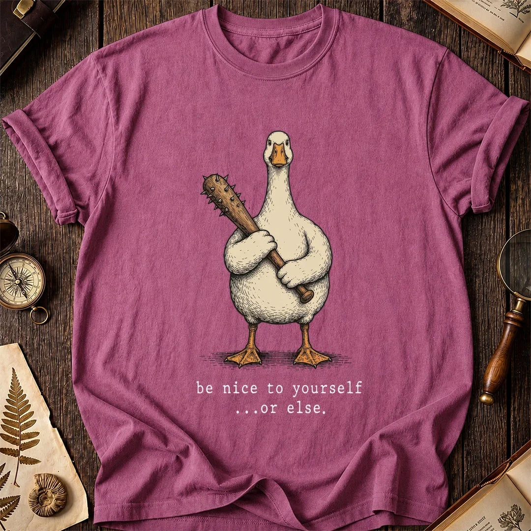 Goose Be Nice Or Else T-Shirt product image 3