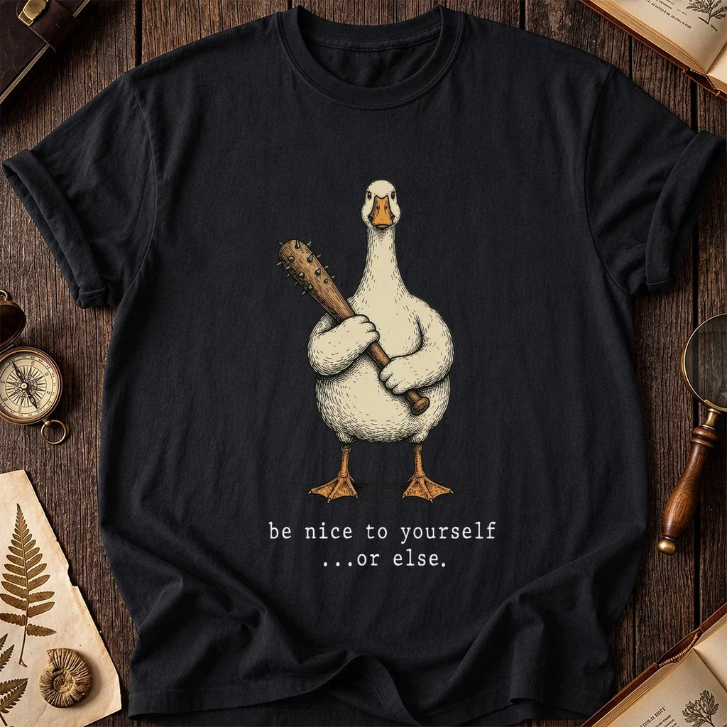 Goose Be Nice Or Else T-Shirt product image 8