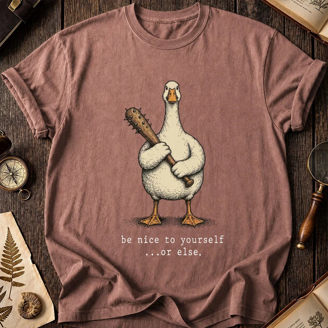 Goose Be Nice Or Else T-Shirt product image 5