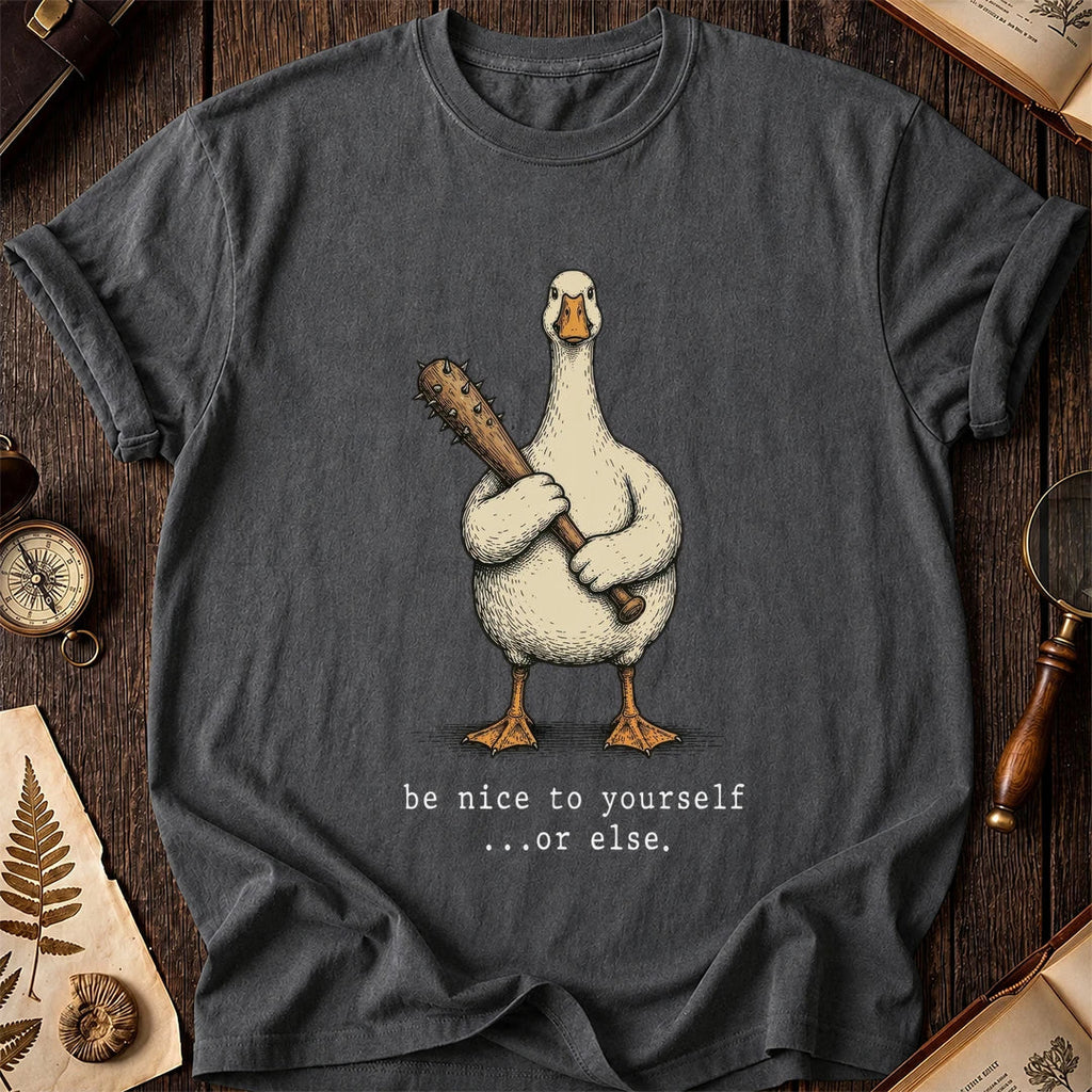 Goose Be Nice Or Else T-Shirt product image 2