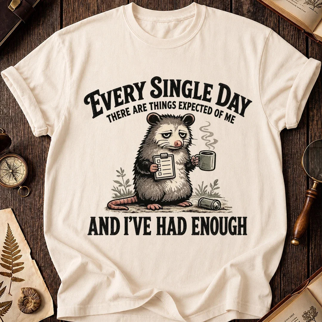 Had Enough Possum T-Shirt product image 5
