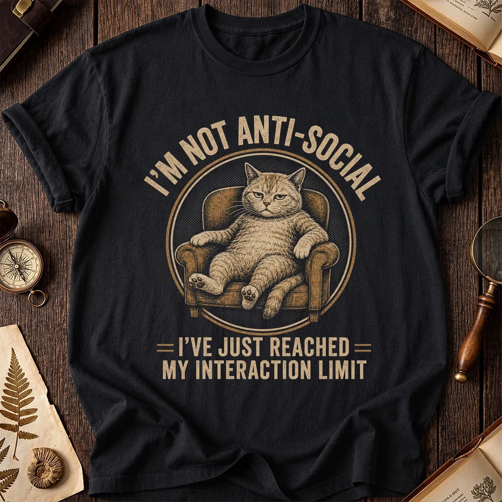 Interaction Limit Cat T-Shirt product image 1