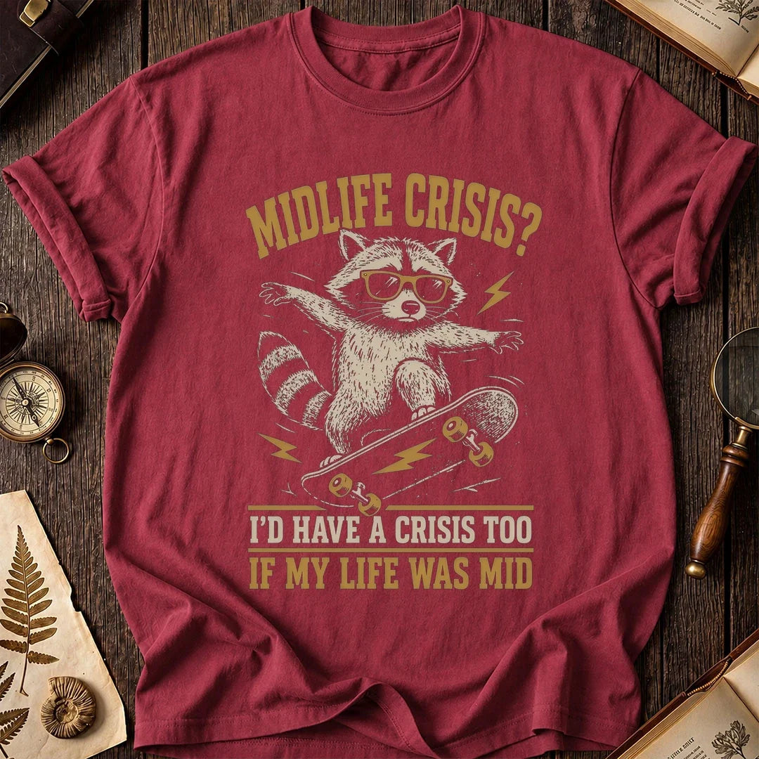 Midlife Crisis Raccoon T-Shirt product image 2