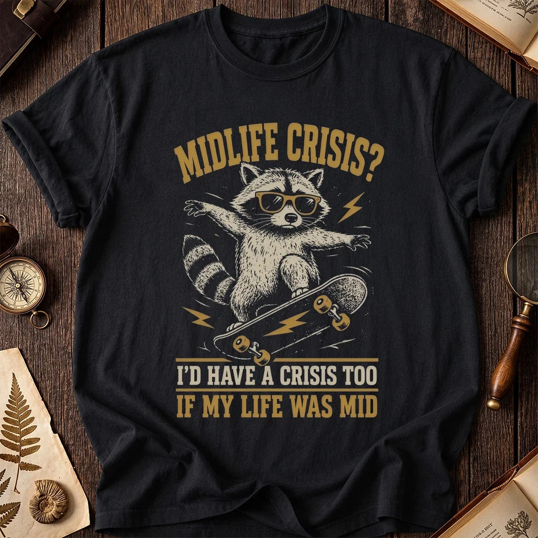 Midlife Crisis Raccoon T-Shirt product image 1