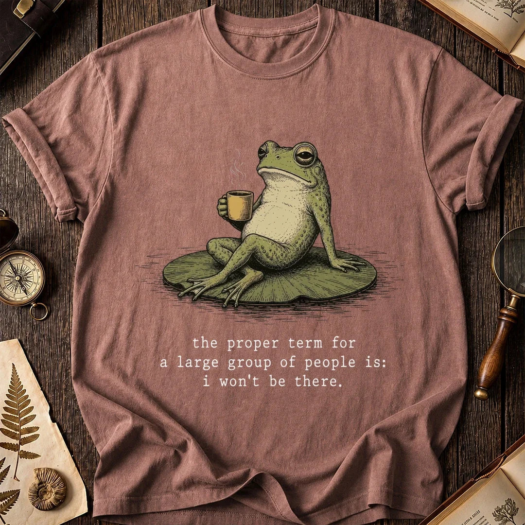 No Crowds Frog T-Shirt product image 8