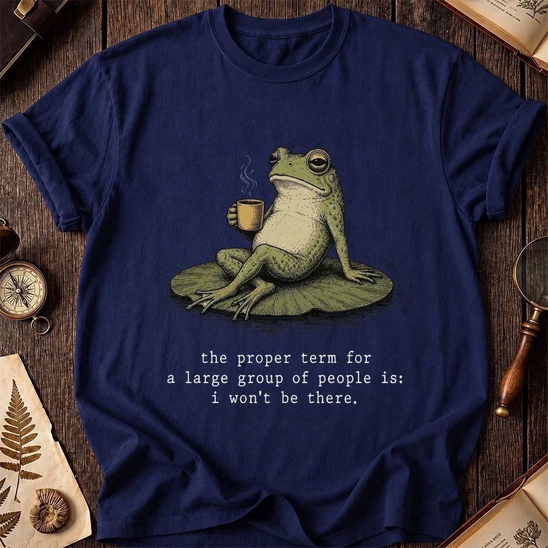 No Crowds Frog T-Shirt product image 7