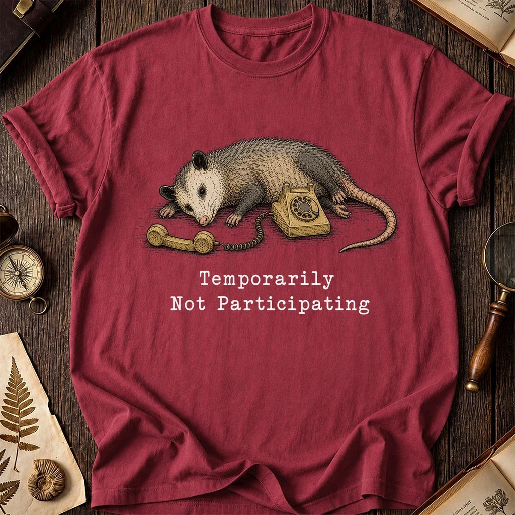 Not Participating Possum T-Shirt product image 5