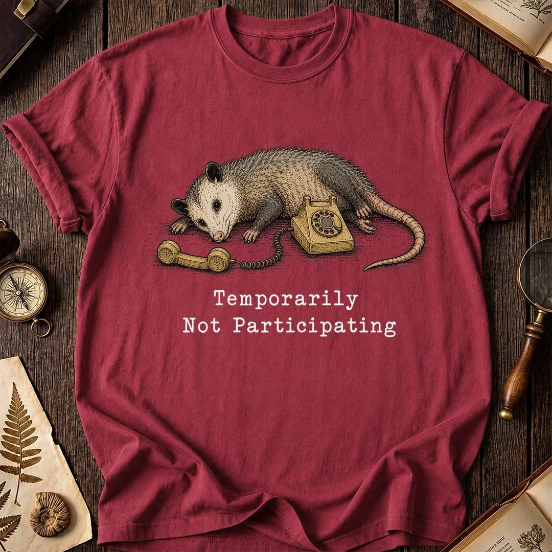 Not Participating Possum T-Shirt product image 5