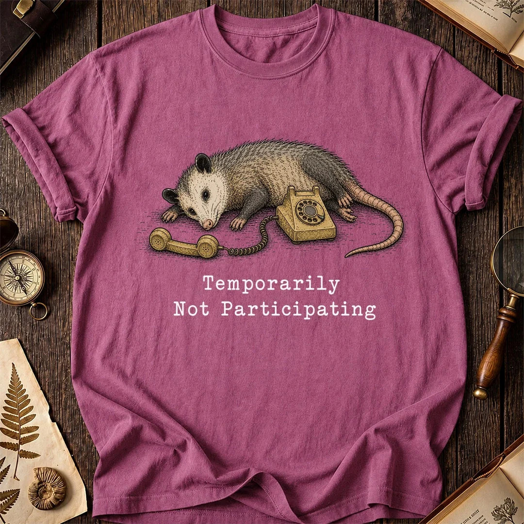Not Participating Possum T-Shirt product image 3