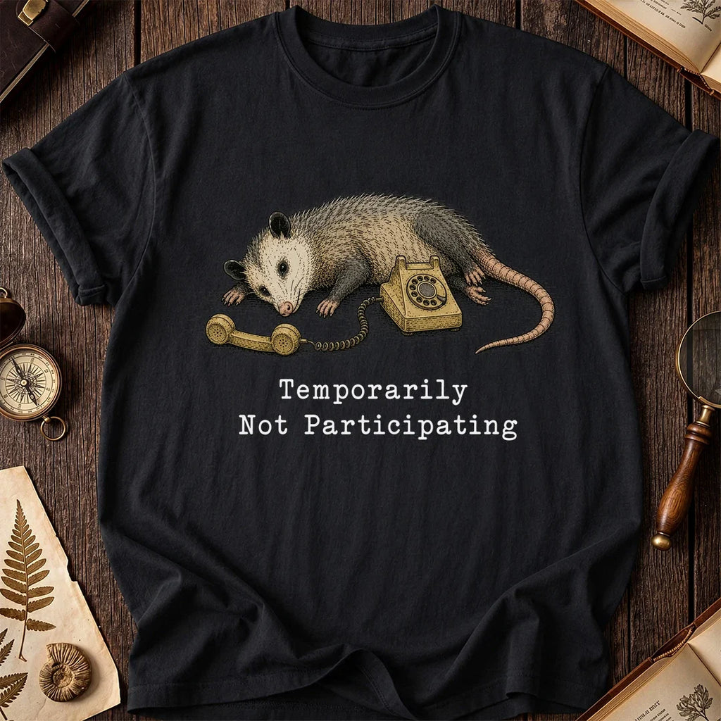 Not Participating Possum T-Shirt product image 2