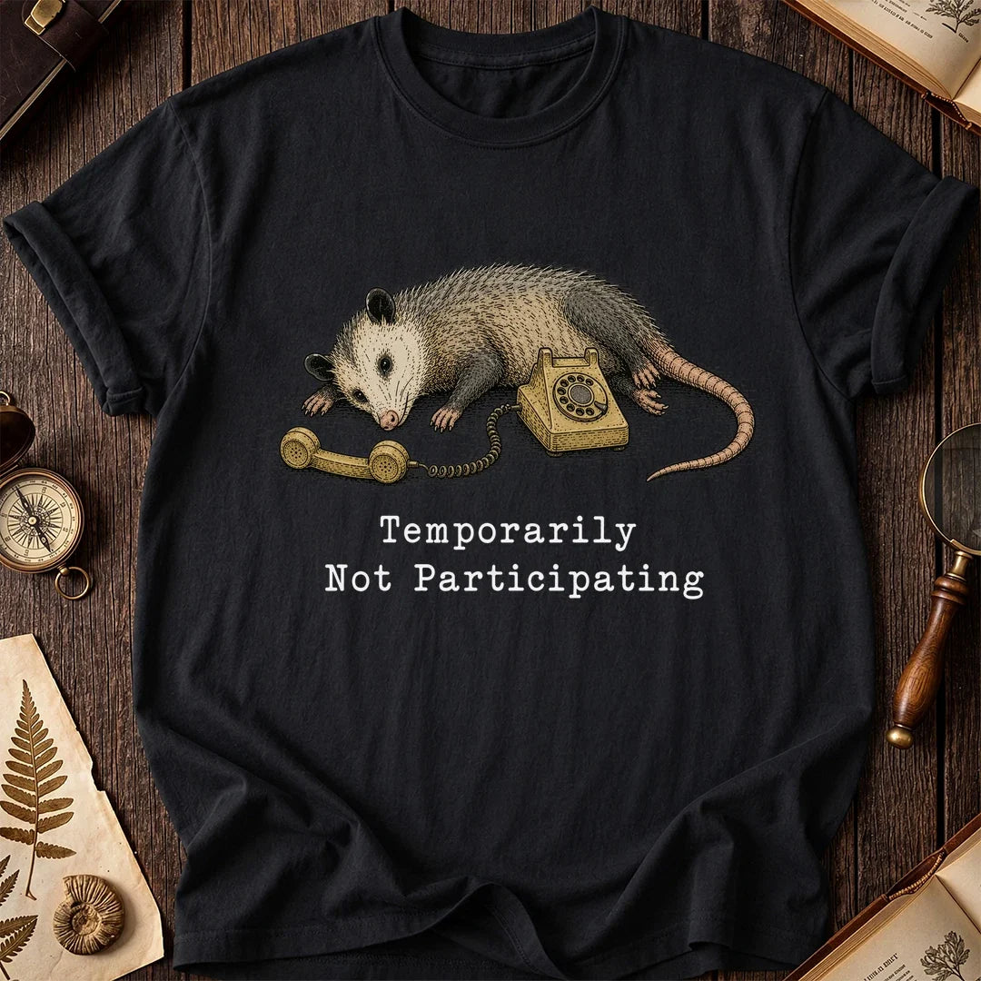 Not Participating Possum T-Shirt product image 2