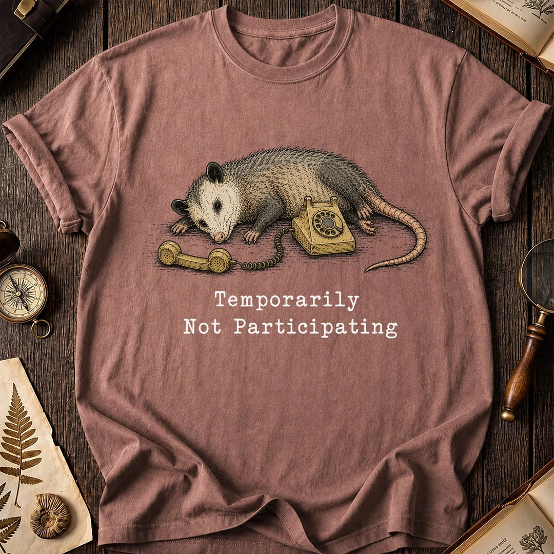 Not Participating Possum T-Shirt product image 8