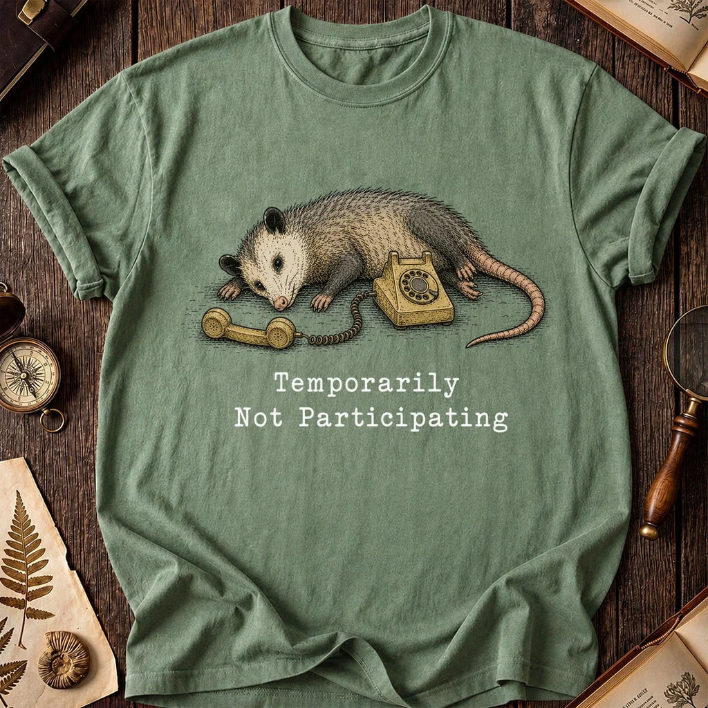 Not Participating Possum T-Shirt product image 6