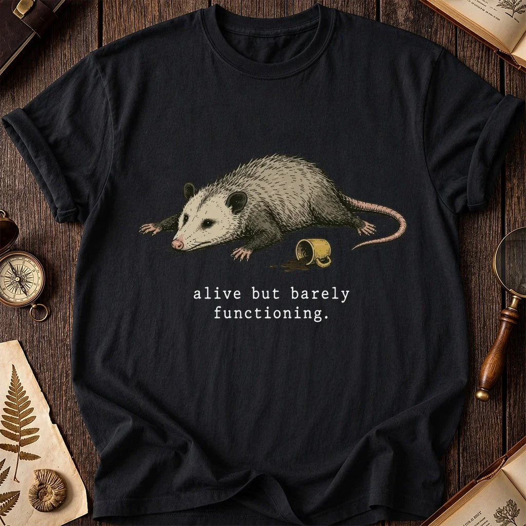 Opossum Alive But Barely T-Shirt product image 8