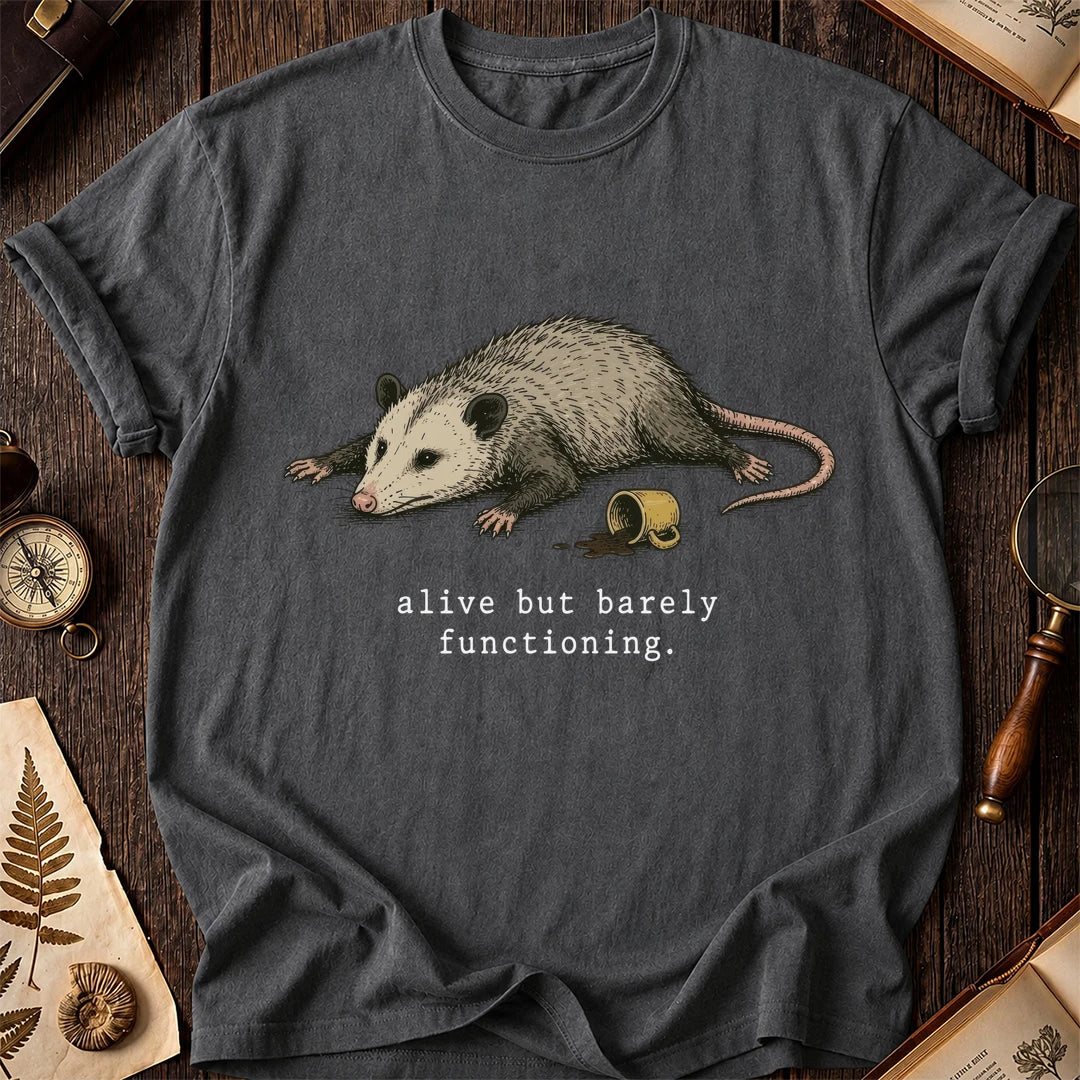 Opossum Alive But Barely T-Shirt product image 4