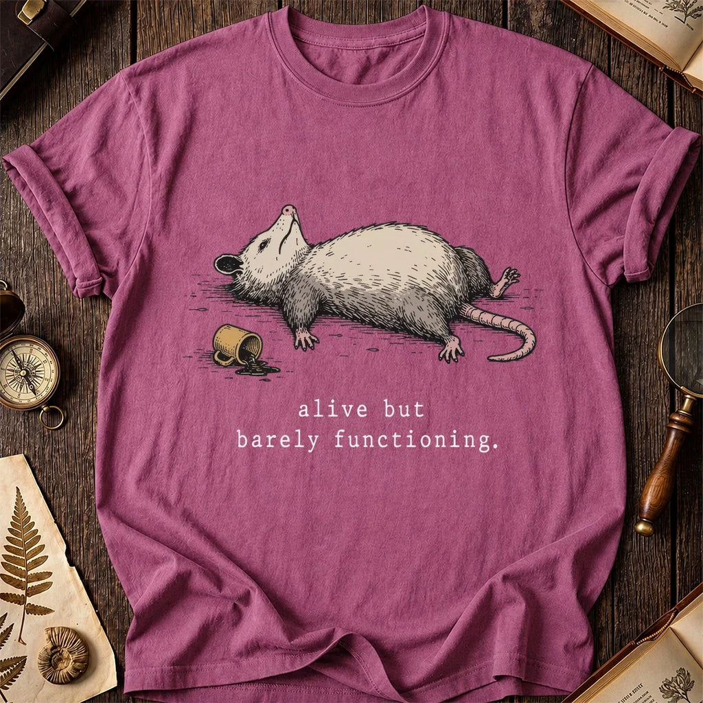 Opossum Barely Functioning T-Shirt product image 3