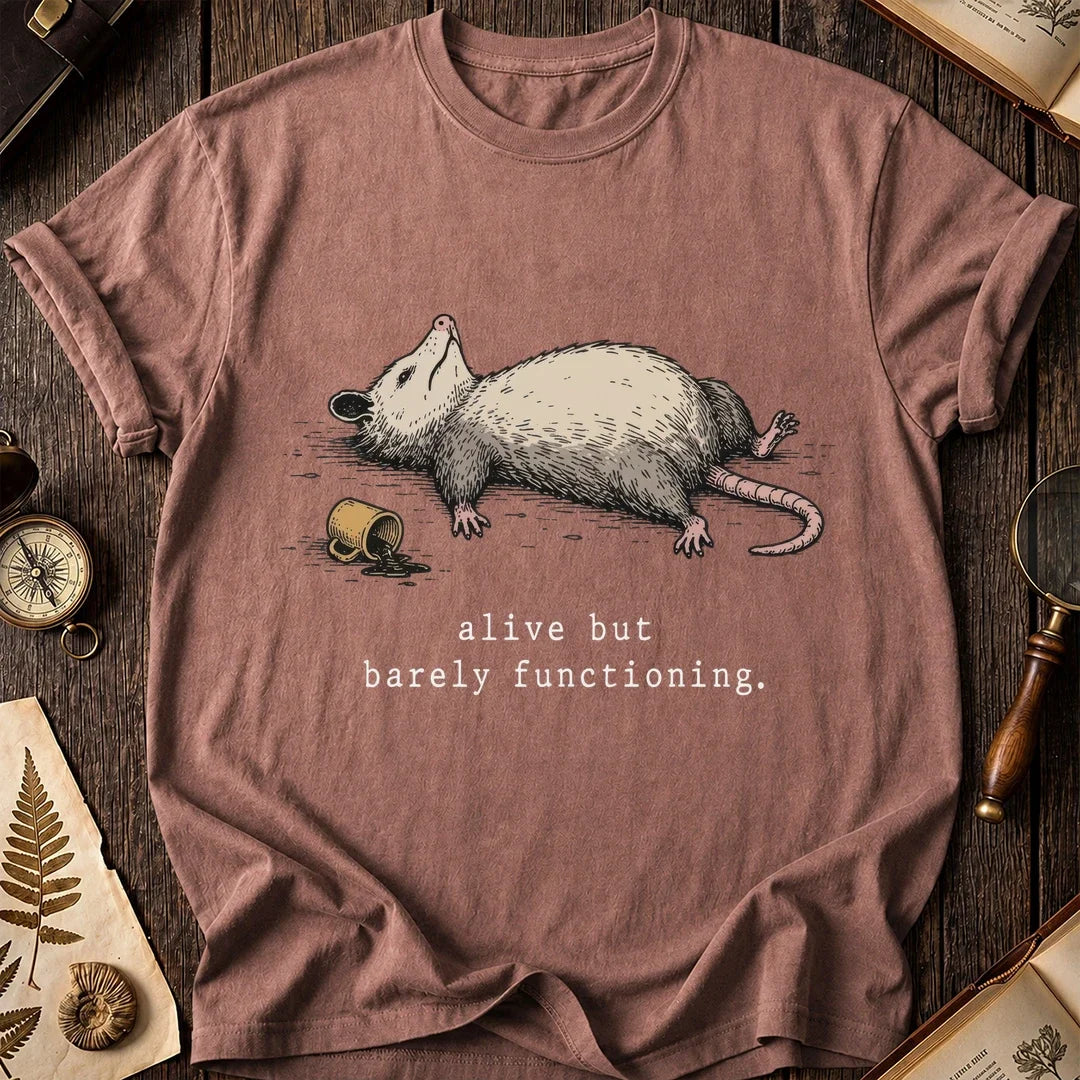 Opossum Barely Functioning T-Shirt product image 4