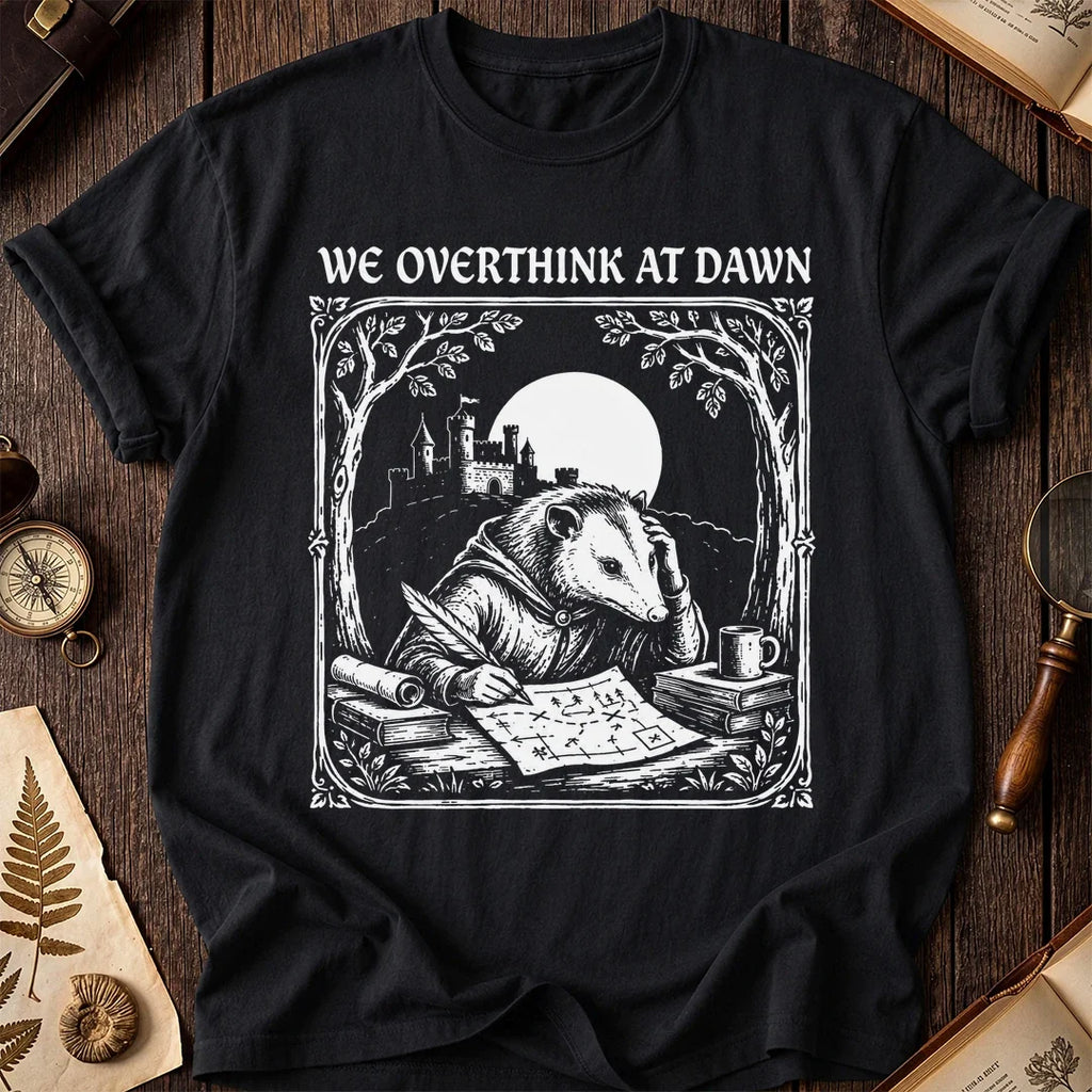 Overthink at Dawn Possum T-Shirt product image 2