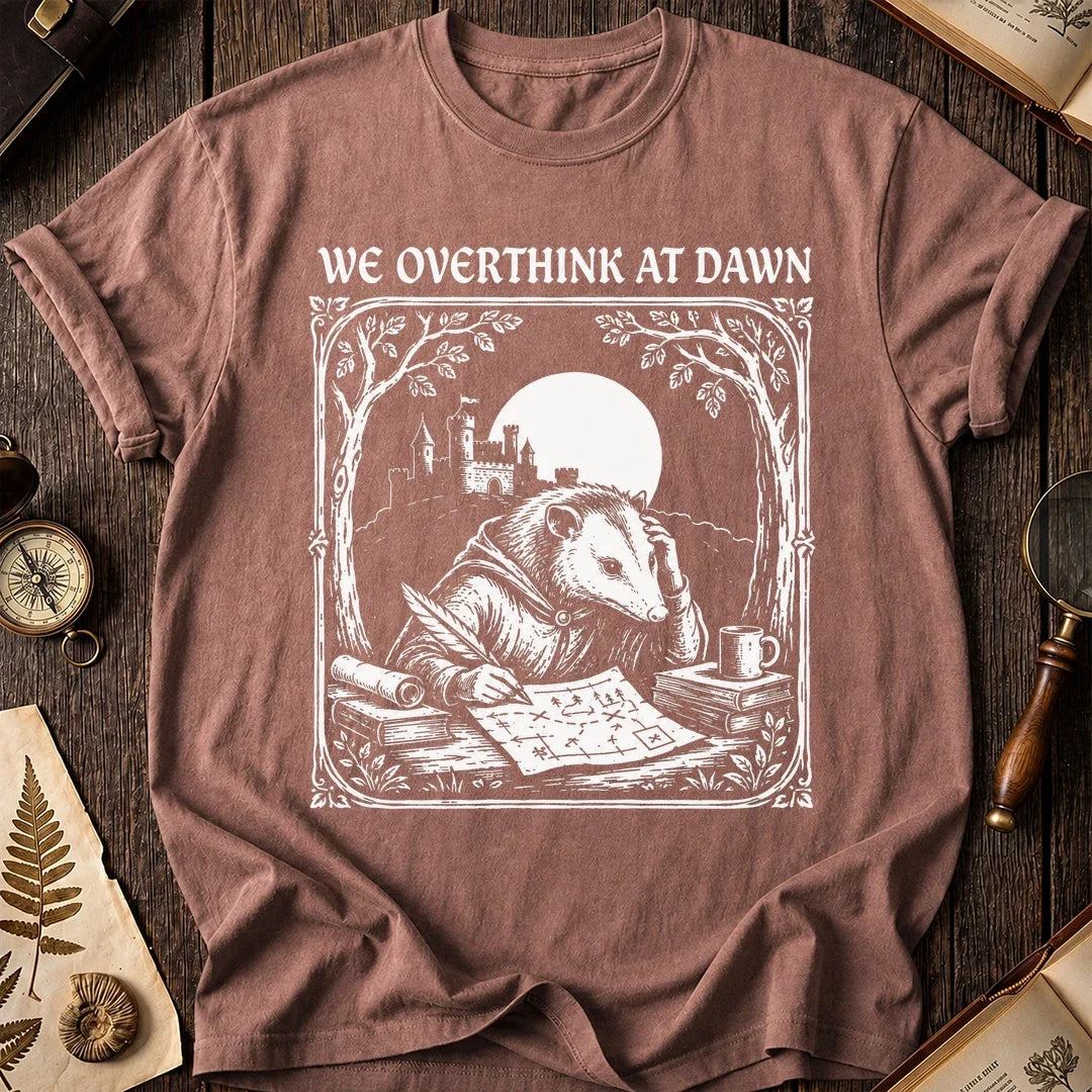 Overthink at Dawn Possum T-Shirt product image 8