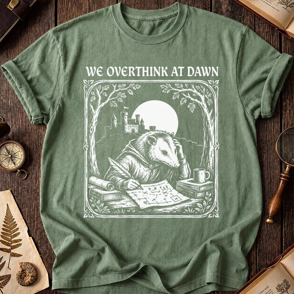 Overthink at Dawn Possum T-Shirt product image 5