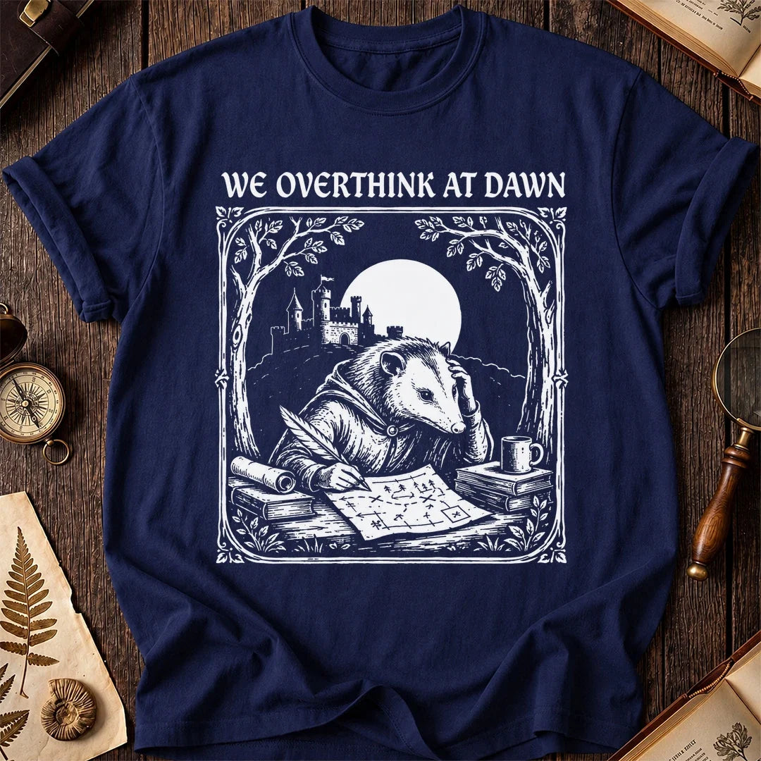 Overthink at Dawn Possum T-Shirt product image 7