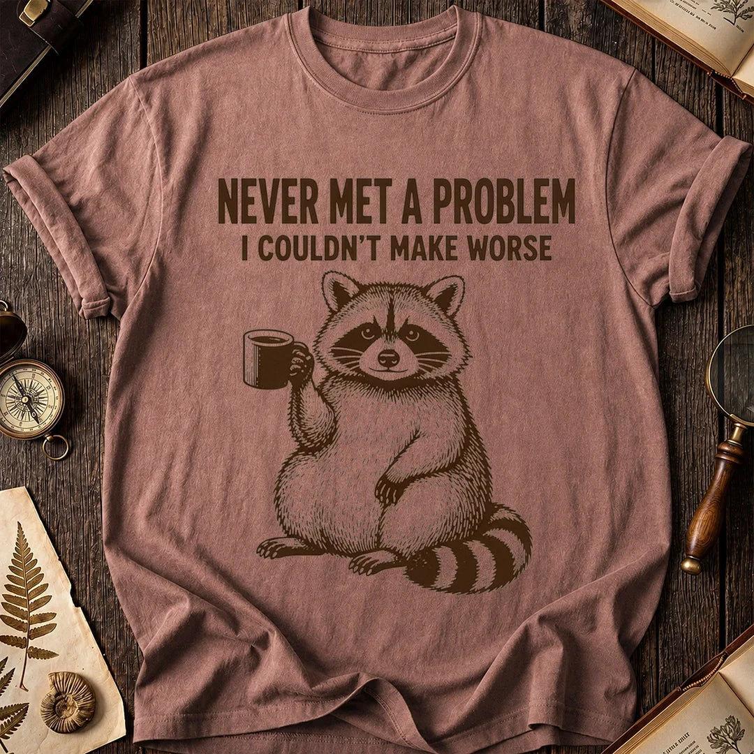 Problem Raccoon T-Shirt product image 7