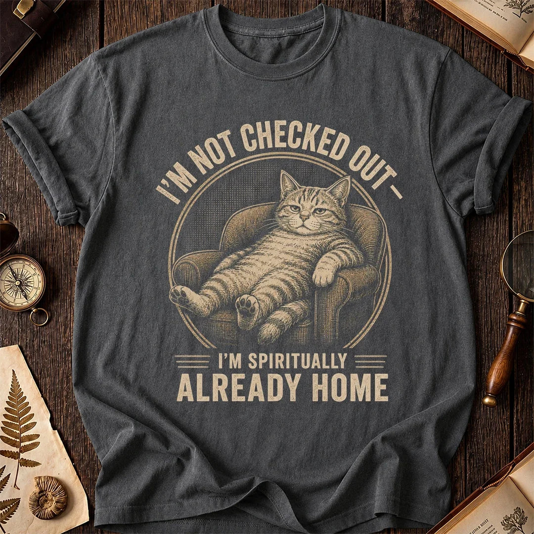 Spiritually Home Cat T-Shirt product image 4