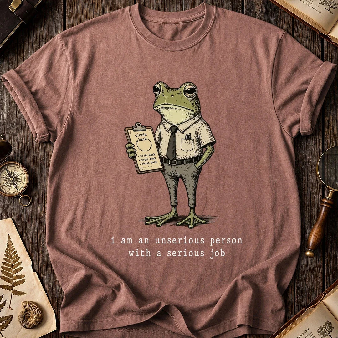 Unserious Frog T-Shirt product image 8