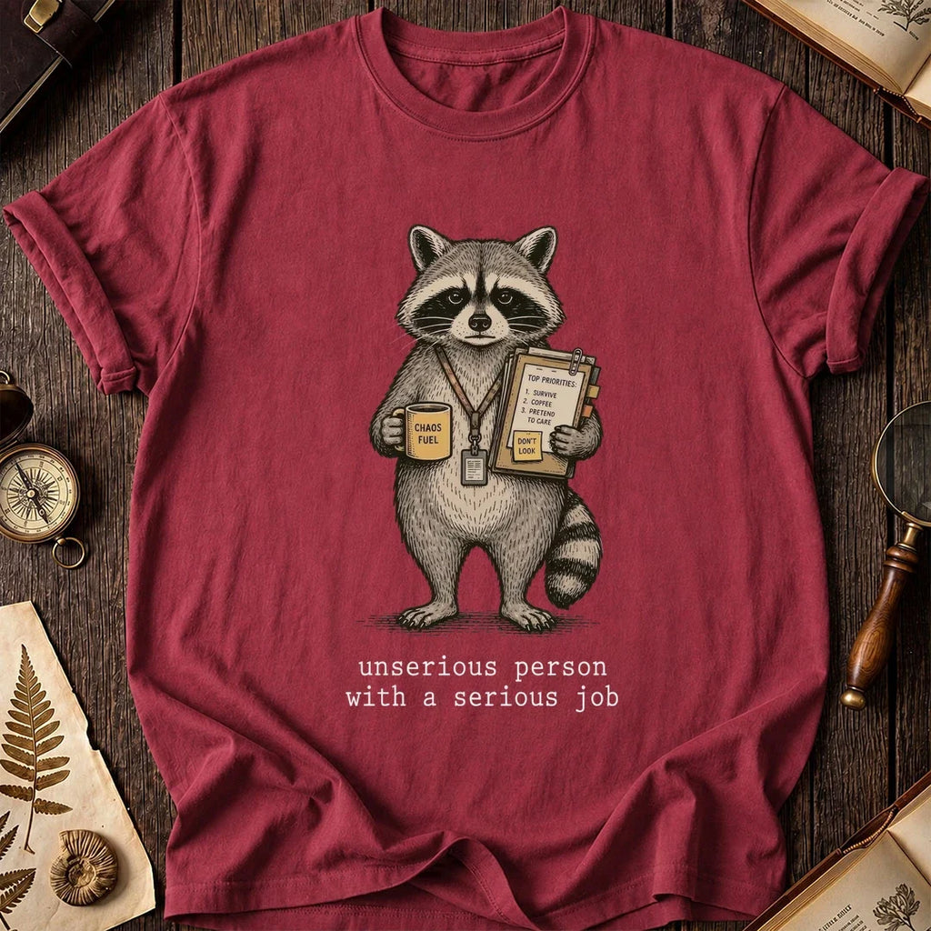 Unserious Raccoon T-Shirt product image 5