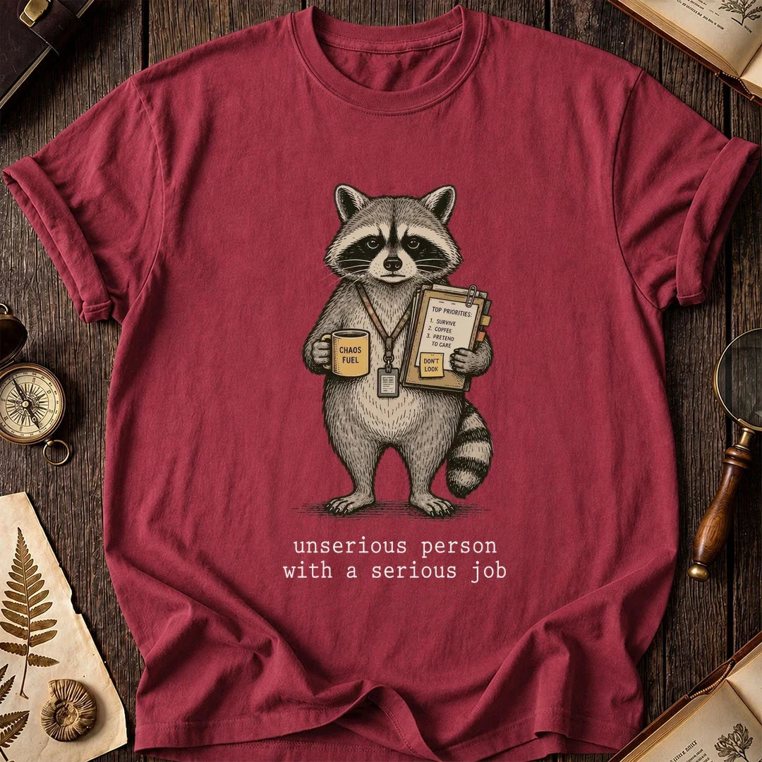 Unserious Raccoon T-Shirt product image 5
