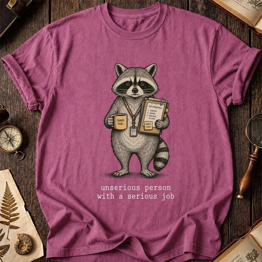 Unserious Raccoon T-Shirt product image 3
