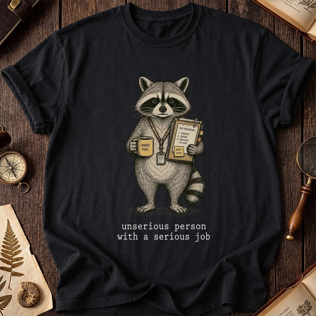 Unserious Raccoon T-Shirt product image 2