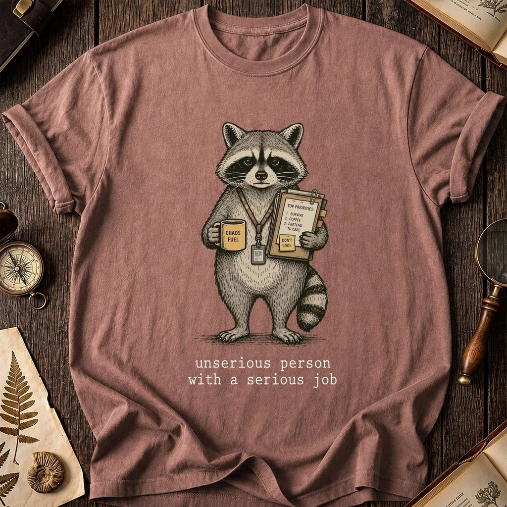 Unserious Raccoon T-Shirt product image 8