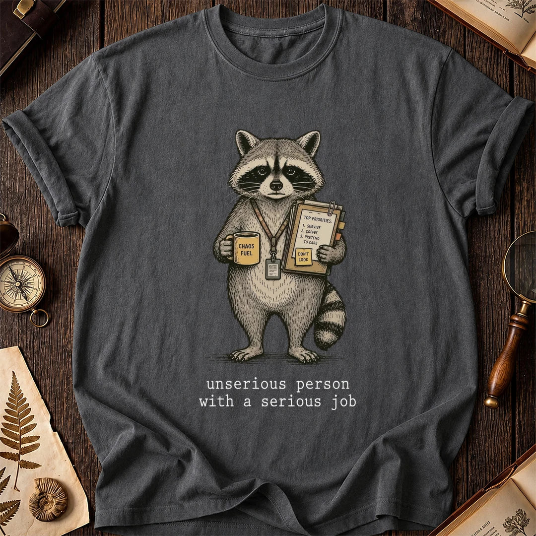 Unserious Raccoon T-Shirt product image 6