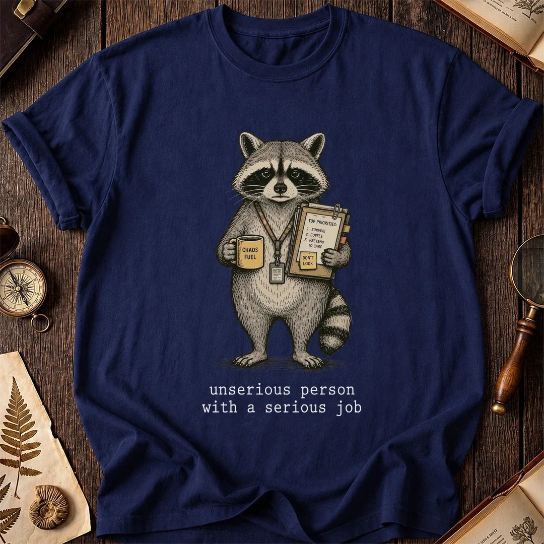 Unserious Raccoon T-Shirt product image 7
