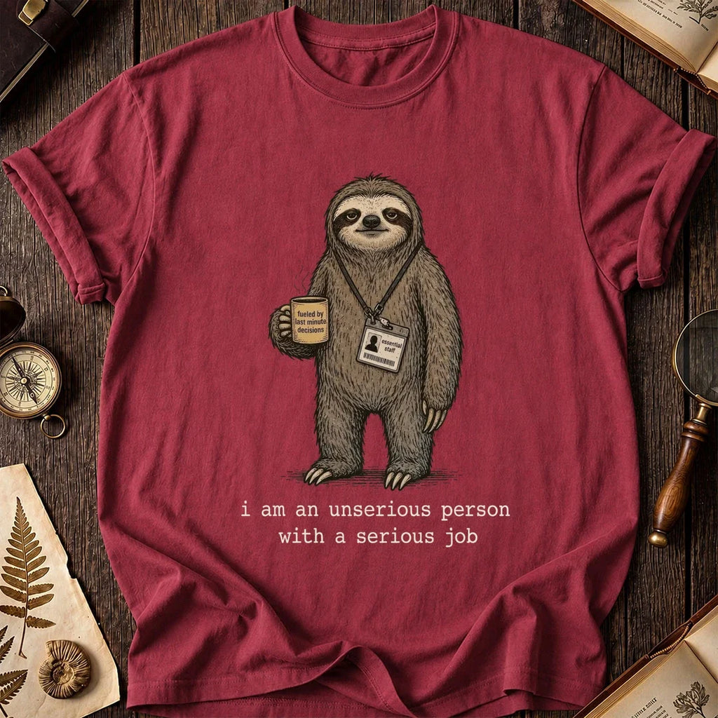 Unserious Sloth T-Shirt product image 5