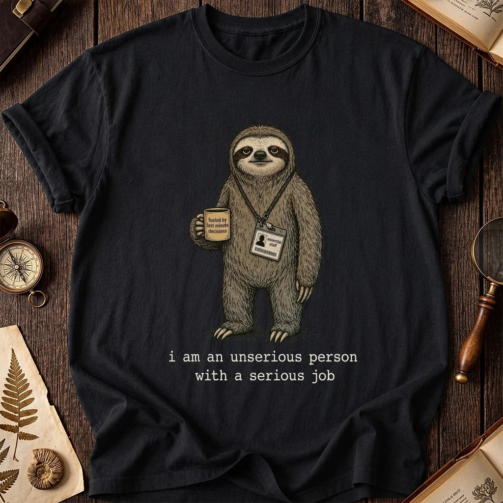 Unserious Sloth T-Shirt product image 2